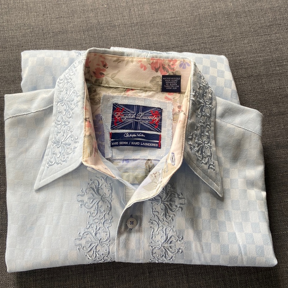 Men’s English laundry button down